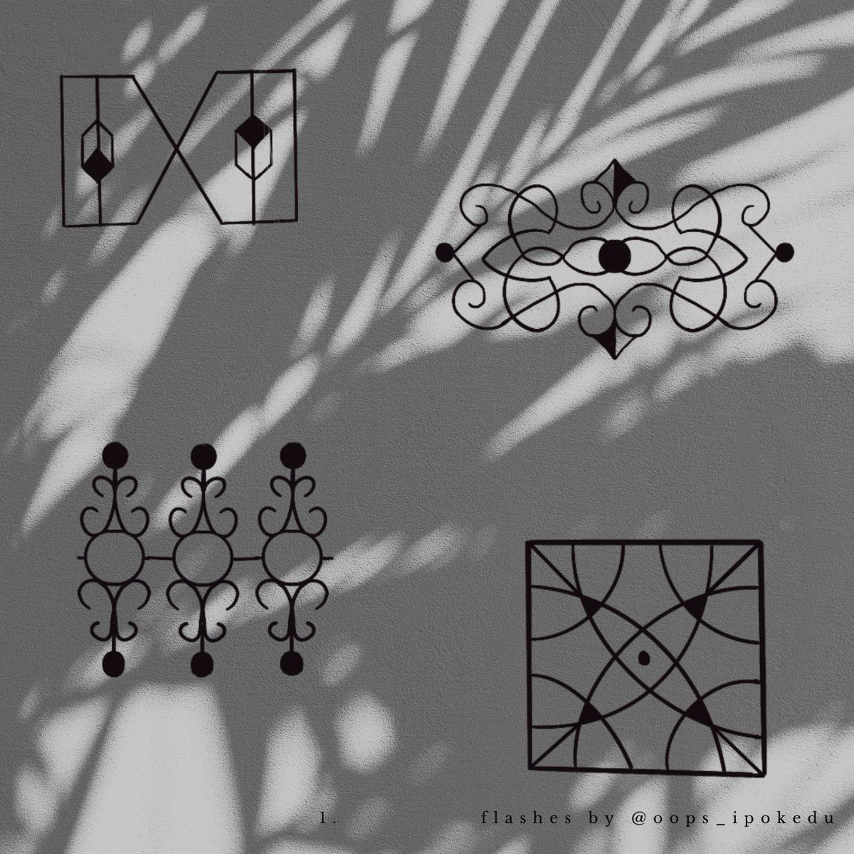 oopc92's tweet image. ஜன்னல் (jannal) is a flash series inspired by the window grills I&apos;ve spotted around Madras ☀️ Scroll through for my inspo and some placement ideas. Worked a lil bit on this so would love to bring it to life on some of you 💜 taking bookings for March and April now!