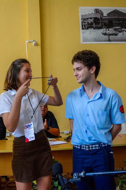 📣 Felicidades a Guillermo Gabriel González Cabrera, estudiante de 12mo. grado del IPVCE Vladimir Ilich Lenin, quien fue elegido como el primer delegado directo que asistirá a la Segunda Asamblea Nacional de la <a href="/FEEM_Cuba/">FEEM de Cuba ✌️🇨🇺</a>. ⏩ <a href="/UJCdeCuba/">UJC de Cuba</a> <a href="/JannyBGomez1/">honeyyy_05</a> <a href="/DiazCanelB/">Miguel Díaz-Canel Bermúdez</a>
