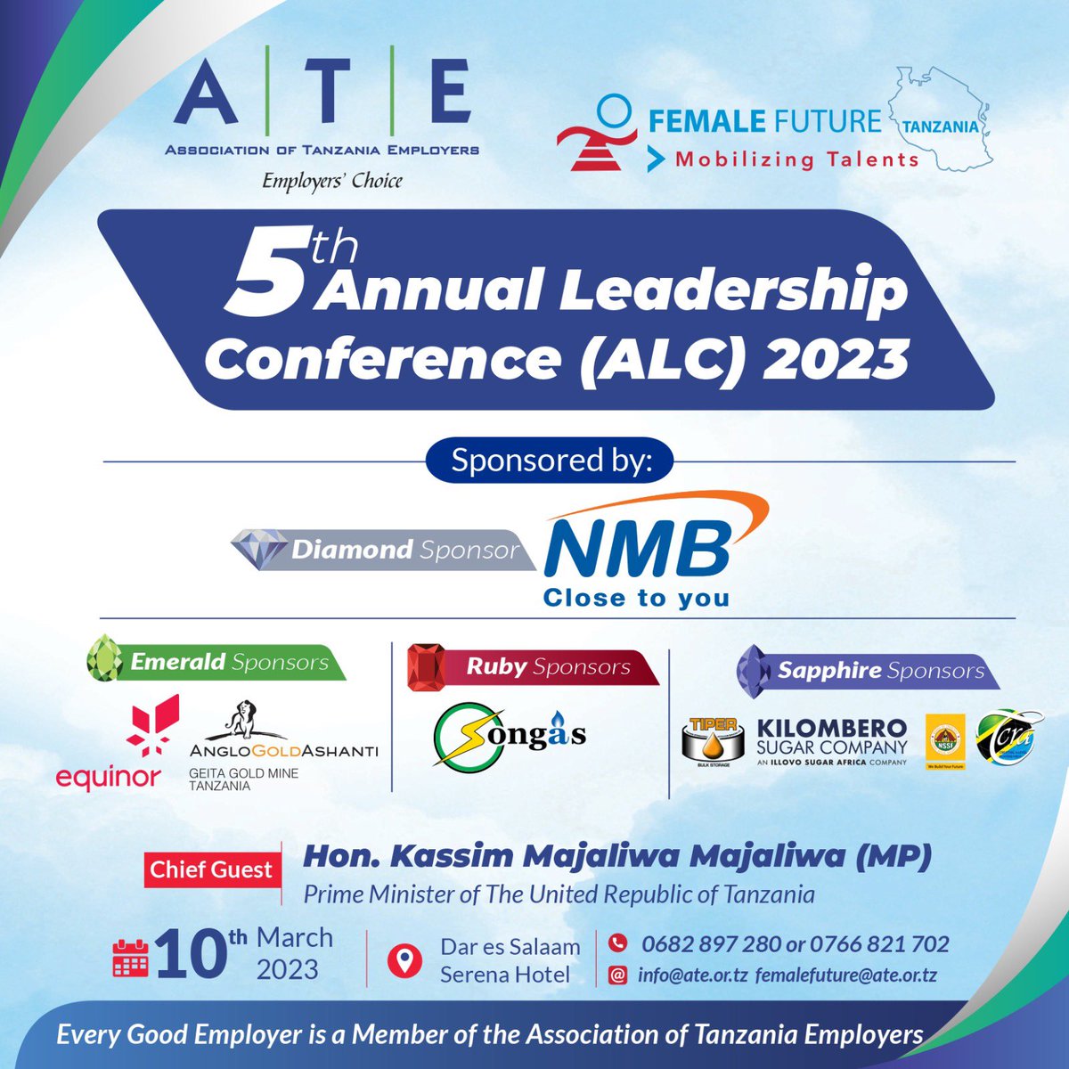 ATE_Tanzania's tweet photo. Meet our Sponsors for #ALC2023
@NMBTanzania @Equinor #SONGAS #KILOMBEROSUGAR @nssftz @tcra_tanzania @tippertanzania #GeitaGoldLimited
Are you Invited? https://t.co/oNHbA5lnmx