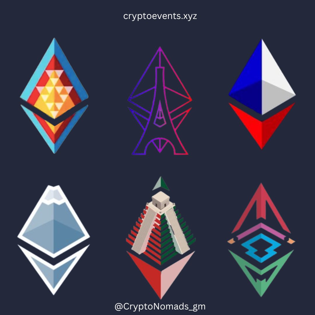 How many of these @Ethereum logos do you recognize and how many of them  have you been to? 😉