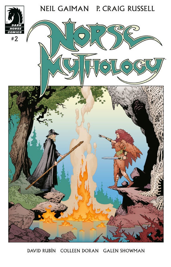 MarvinIcard's tweet photo. Norse Mythology III #2 @DarkHorseComics @neilhimself #PCraigRussell #DavidRubin @ColleenDoran @GalenShowman #XuliaPison @Lovern @KeithAWood @NotTooChaby #ChuckHowitt @jay_olinger @comicgoblinart https://t.co/YF4ljR6pA8
