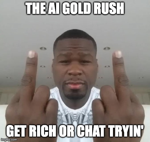 AIChatYeah's tweet photo. Are you ready for the gold rush? 
We'll be takin' our shovel and diggin' into this in this weeks newsletter tomorrow.
Don't miss it https://t.co/1o09ky4FLo
It's free for all, forever!
#ai #chatgpt #getrich #aichatyeah https://t.co/dNOUlPwl92