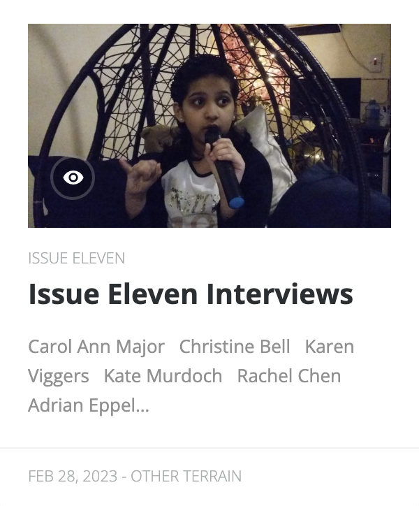 chrisbellwrites's tweet photo. Thank you to @othrtrnjournal and Louise Sapphira for our interview in Other Terrain Journal Issue 11. I loved our chat about the reality behind my writing journey for  No Small Shame.  https://t.co/Q86Zm6TOuI https://t.co/BKh4Sfl0fv