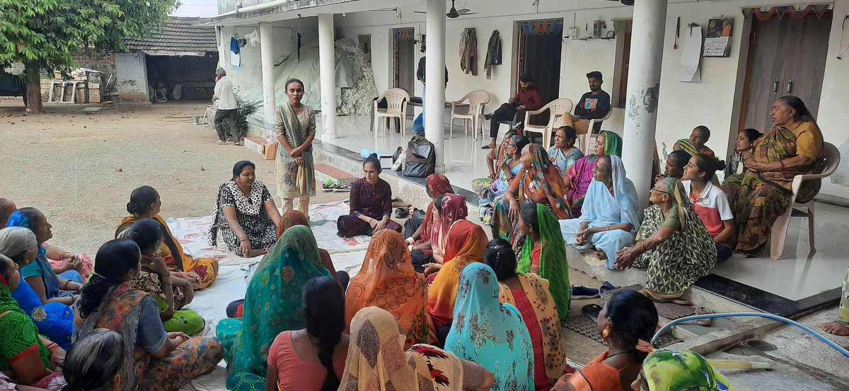 srsanghar's tweet photo. #Bhad Village celebrated #InternationalWomensDay_Womens_day with the women of LG Group. https://t.co/4OAsutqOIW