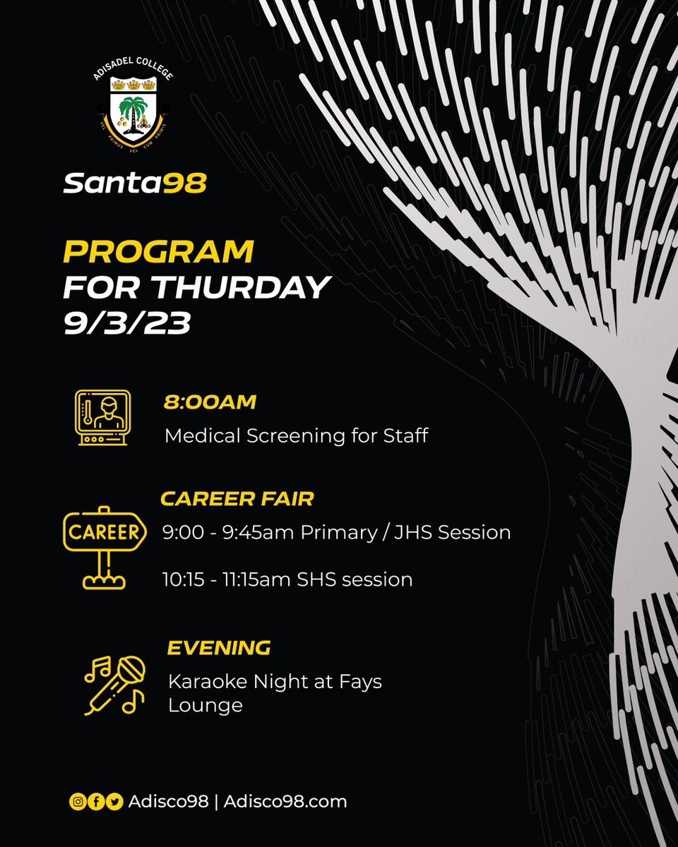 Adisco1998's tweet photo. #AdiscoSpeechday2023
#Santa98
#AdisadelCollege https://t.co/bexRKHWh6M