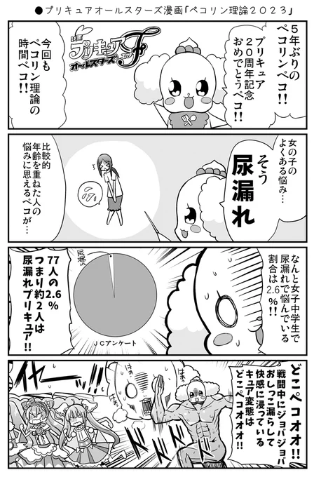 ●プリキュアオールスターズ漫画「ペコリン理論2023」
https://t.co/8DlkGF3T25
#precure 