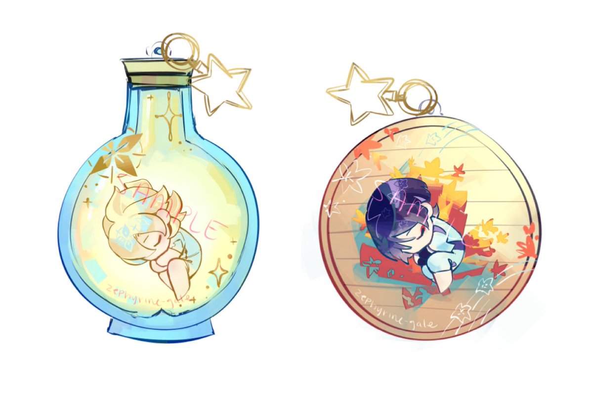 「sketching some shaker charm ideas for al」|zeph | Packing Orders!のイラスト