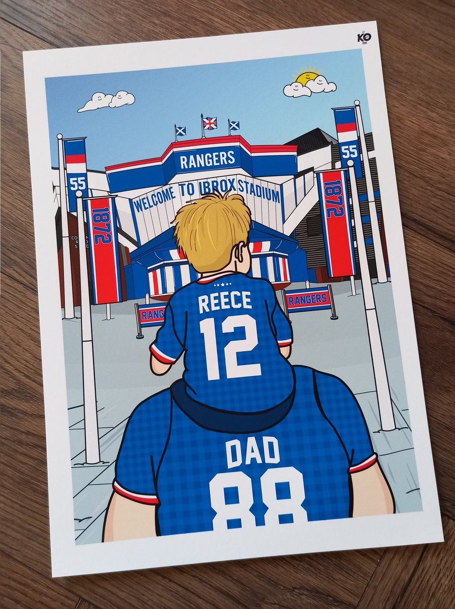 thekickoffstore's tweet photo. The #glasgowrangers Personalised prints have been popular this week 🏴󠁧󠁢󠁳󠁣󠁴󠁿

New teams added daily! ⚽️

https://t.co/55yAP4rbZT

#rfc #theGers #ibrox #ibroxstadium #glasgow #glasgowrangersfc https://t.co/rAxKLRFBr7