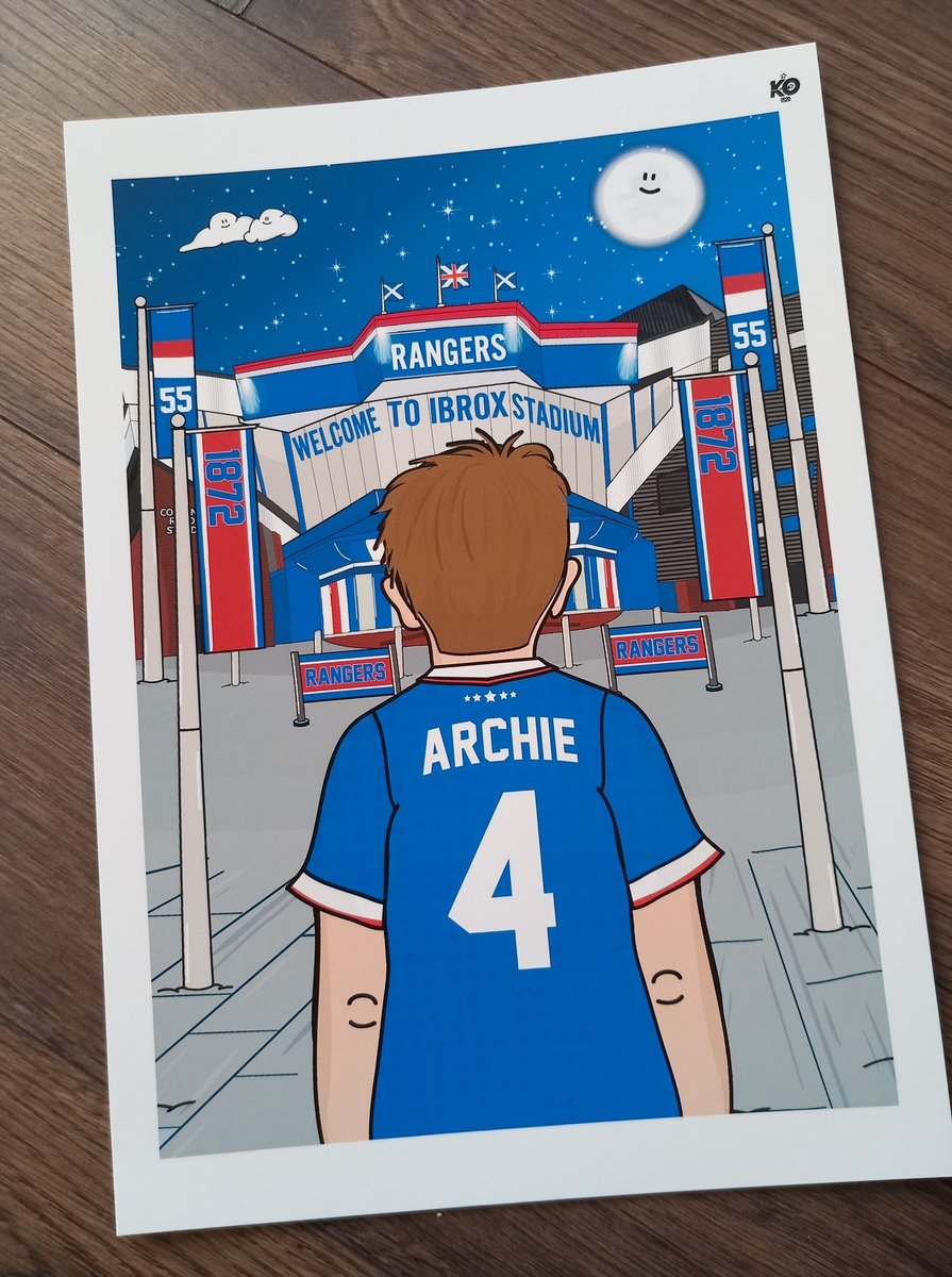 thekickoffstore's tweet photo. The #glasgowrangers Personalised prints have been popular this week 🏴󠁧󠁢󠁳󠁣󠁴󠁿

New teams added daily! ⚽️

https://t.co/55yAP4rbZT

#rfc #theGers #ibrox #ibroxstadium #glasgow #glasgowrangersfc https://t.co/rAxKLRFBr7