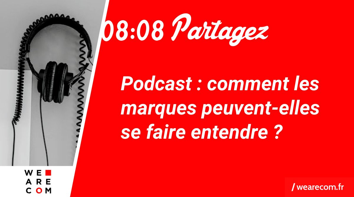 We_are_com's tweet photo. 🎧 Lorsqu’il est utilisé correctement, le #podcast devient l’outil idéal à l’élaboration d’une stratégie de brand content. Alors, vous attendez quoi pour vous lancer ? Mode d'emploi de @SandChriston 👌 https://t.co/yqzXp1ihyJ https://t.co/KRLtg5y49v