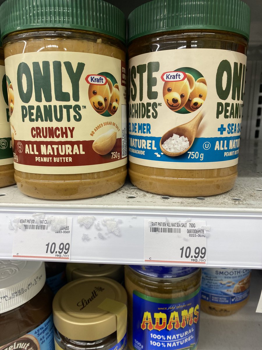 Peanut butter price at Weston owned Shoppers Drug Mart👇🏼