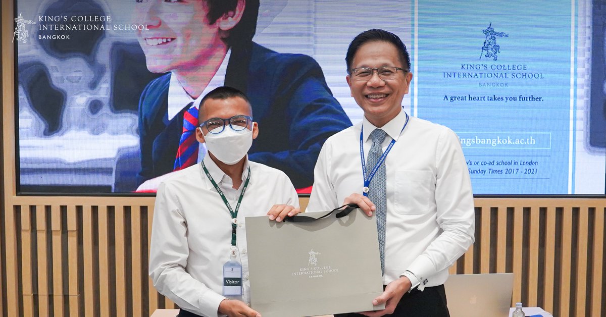 Kingsbangkok's tweet photo. King's Bangkok welcomed professors and students from Thammasat University (@thammasat_uni), led by our Chairman of the Executive Committee who welcomed them, shared his visions and insights, and led the visitors to a school tour.
#GrowTogetherGoFurther #KingsBangkok #Thammasat https://t.co/Pp0GQIT01V