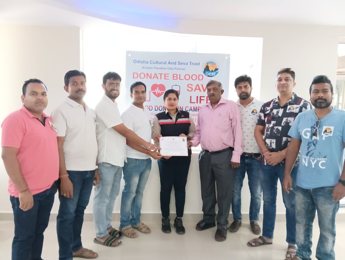 odishaculturalT's tweet photo. Odisha cultural and Seva trust, Panathur organised Blood donation campon 25 Feb as part of Seva activities
@ArvindLBJP , @dpradhanbjp https://t.co/KImK2sWqrW