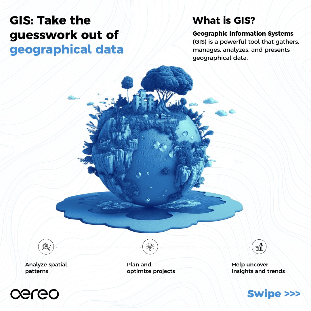 Aereo_NextisNow's tweet image. We are surrounded with GIS data 🌎 - in fact, 80% of all data has a location component. Drone-based data collection provides an accurate way to analyze, visualize, and understand the relationships between data and geography.

#GIS #GeographicalData #Drones #aereo #technology