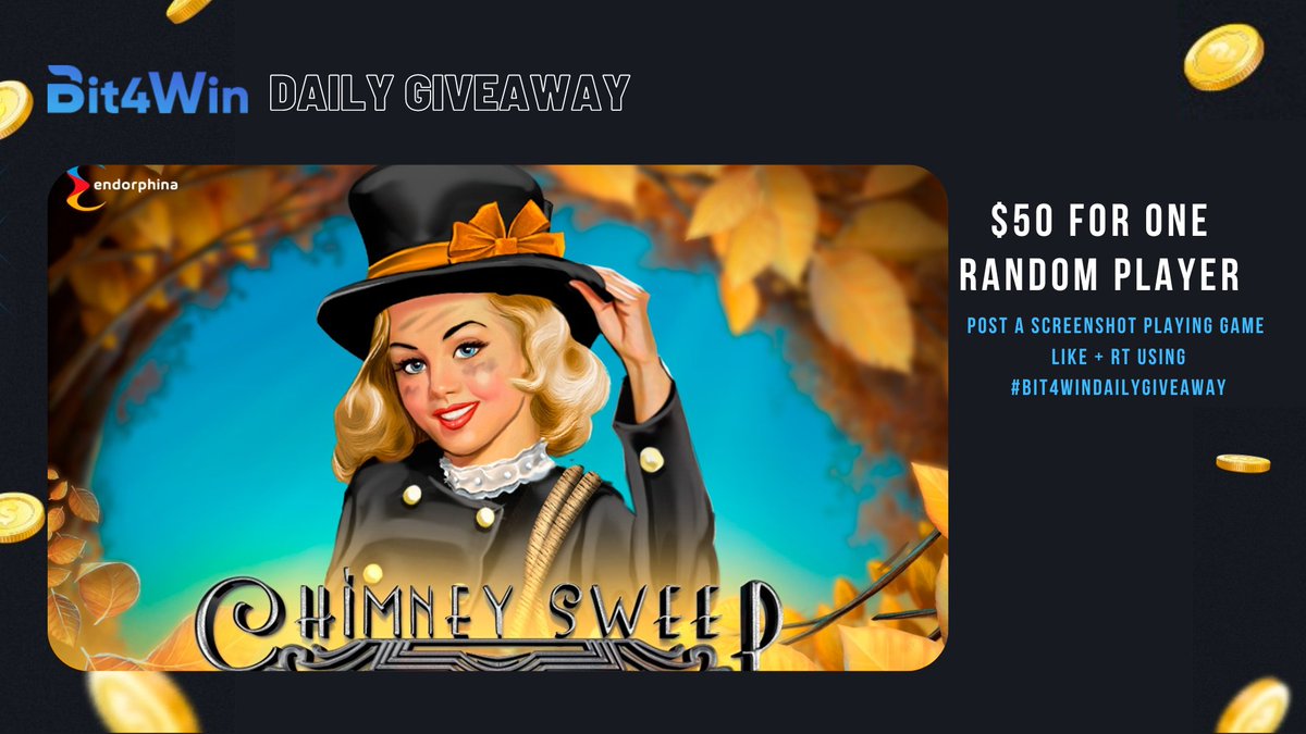 Bit4Win's tweet photo. Another big win on #Bit4win🕺
A $50 bet in "Chimney Sweep" brings this player an unbelievable top-up of worth $300 💵🤯
🔗 : Play on ➡️https://t.co/6a6fjlKvnM
🎁 :One Lucky winner will get a chance to hit mega Jackpot worth $1000
#Crypto #slots #slot #Giveaway #games https://t.co/2DB0O1tBOq