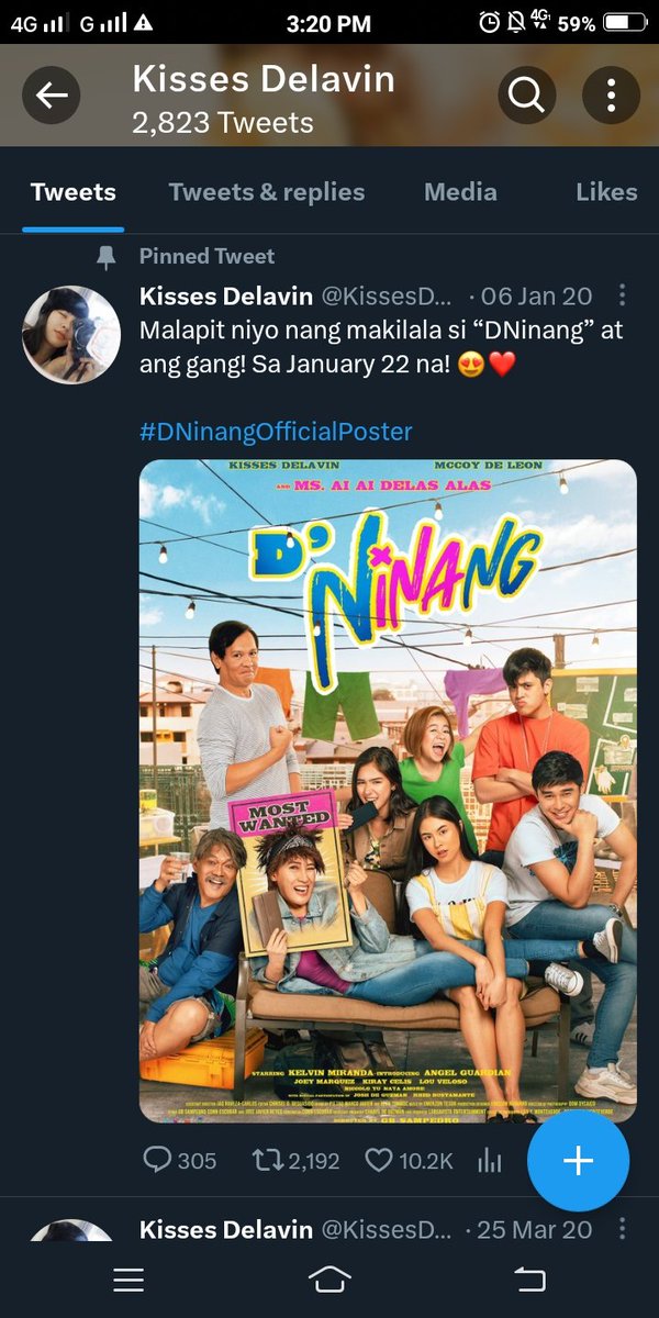 mhie, 2020 pa 'tong pinned post mo about sa last movie na ginawa mo.. mapapalitan na ba 'to this year? hahahahahaha

WELCOME BACK KISSES
#KissesDelavin <a href="/KissesDelavin/">Kisses Delavin</a>