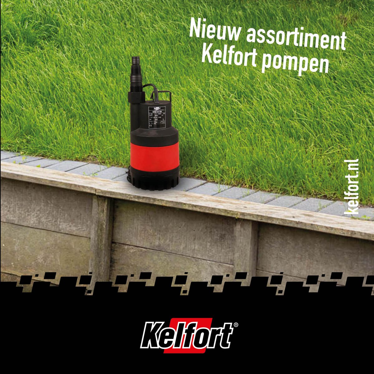 Nieuw assortiment Kelfort pompen! Het volledig nieuwe assortiment bestaat nu uit zes verschillende modellen, met elk hun eigen specifieke toepassing. #Kelfort #pompen #dompelpompen #tuinpompen #bouw #tuin #nieuw