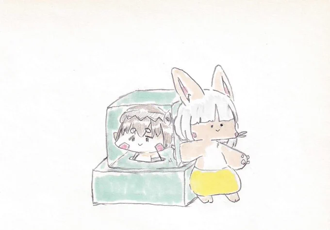 箱の中身はなんじゃろな?#イラスト #メイドインアビス 