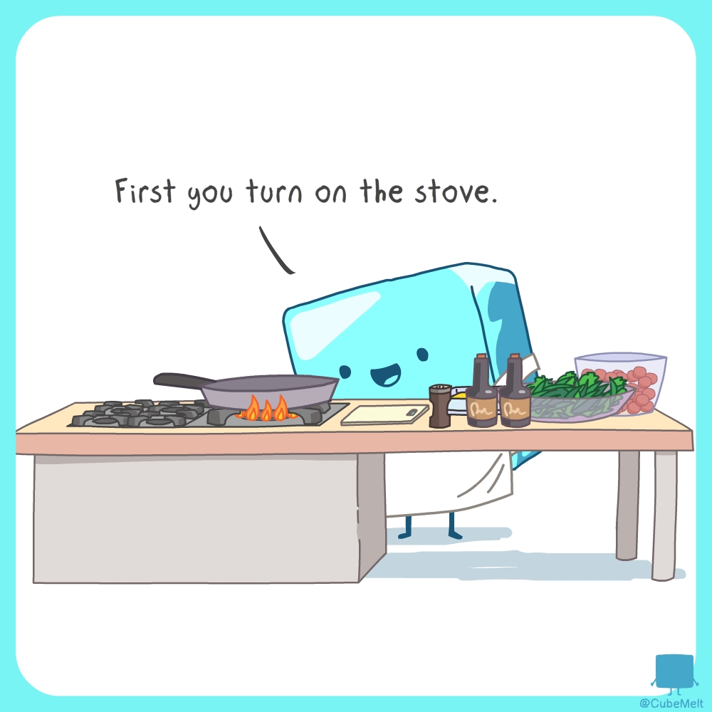 cubemelt's tweet photo. Tag someone who can't cook to save their lives 😜 https://t.co/OKTIpgWIXW