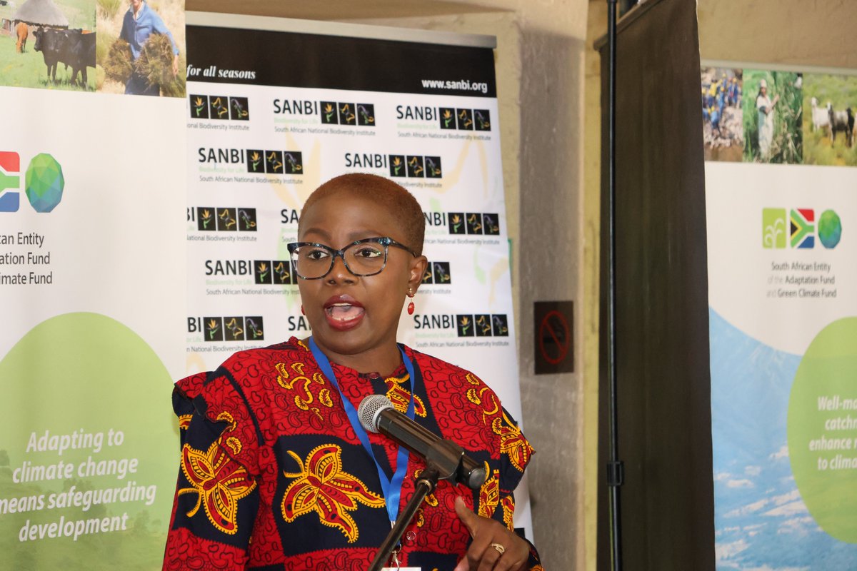 "We need to move away from seeing #humanrights as adjunct to resilient cities &amp; systems to seeing them as central" - @ICLEI Africa's Dr @DivaFoni at the @SANBI_ZA Climate &amp; Gender Dialogue today, showcasing gender mainstreaming in practise in the #UNAResilience project 