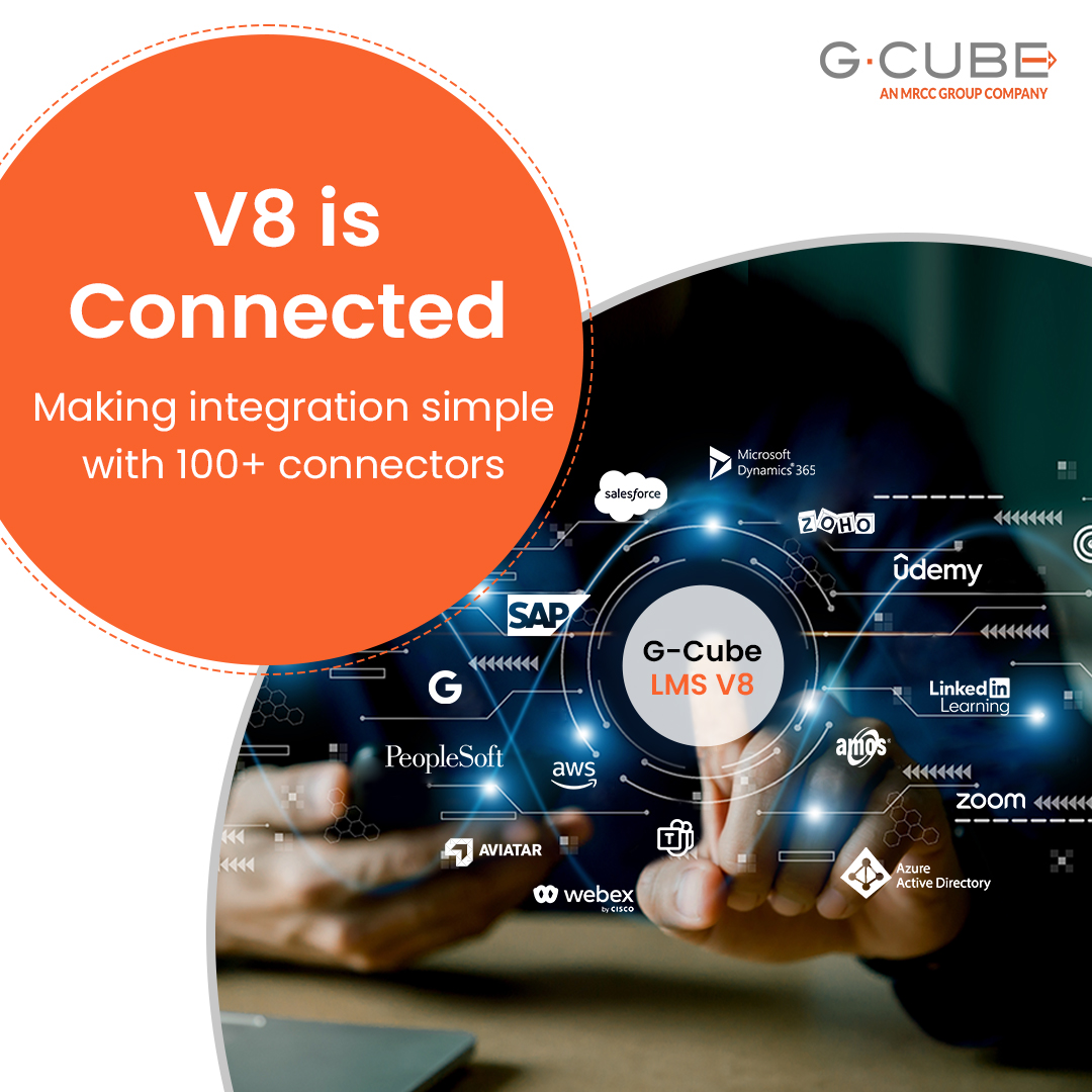 G-Cube LMS V8 offers over 100+ connectors to ensure hassle-free integration with your existing tech stack. Schedule a demo to make your employee learning connected. Click here-bit.ly/3HZGlMV 

#lms #lmsv8 #employeelearning #lmsintegration #lmsimplementation