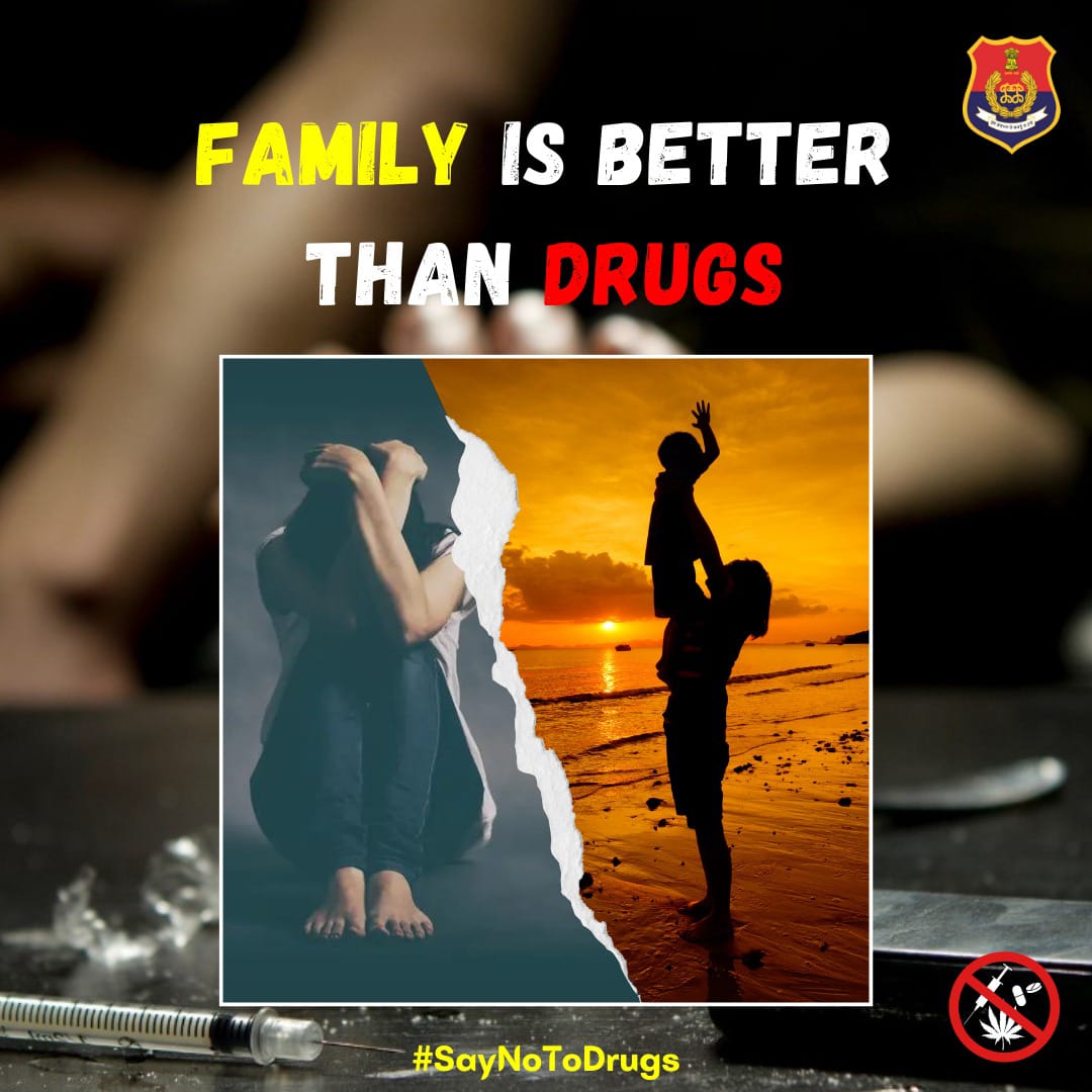 #Drug will swallow your Life and Happiness. #SayNoToDrug
