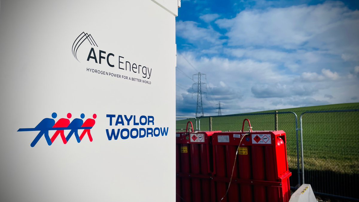 🚨 New Deployment! 🚨 

We’ve signed an agreement with <a href="/TaylorWoodrow1/">Taylor Woodrow</a> to deploy our H-Power Tower hydrogen power generator at their @Omexom_Official  joint venture site for <a href="/nationalgrid/">National Grid</a> in Bedford, UK. 

The system will displace diesel gensets and support site #decarbonisation.