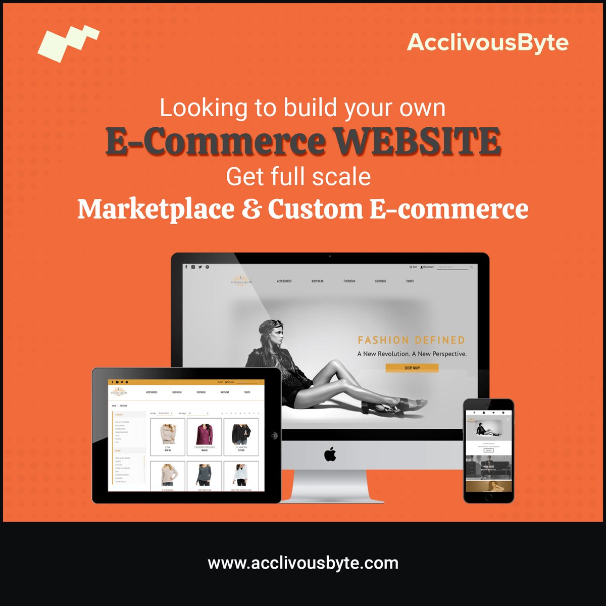 Hoping to fabricate your own Online business Site
Get full scale commercial center &Custom Web based business
#eCommerce #eCommerceWebsite #ecommercebusiness #ecommercestore #EcommerceTips
 #ecommerceappdesignanddevelopment #acclivousbyte