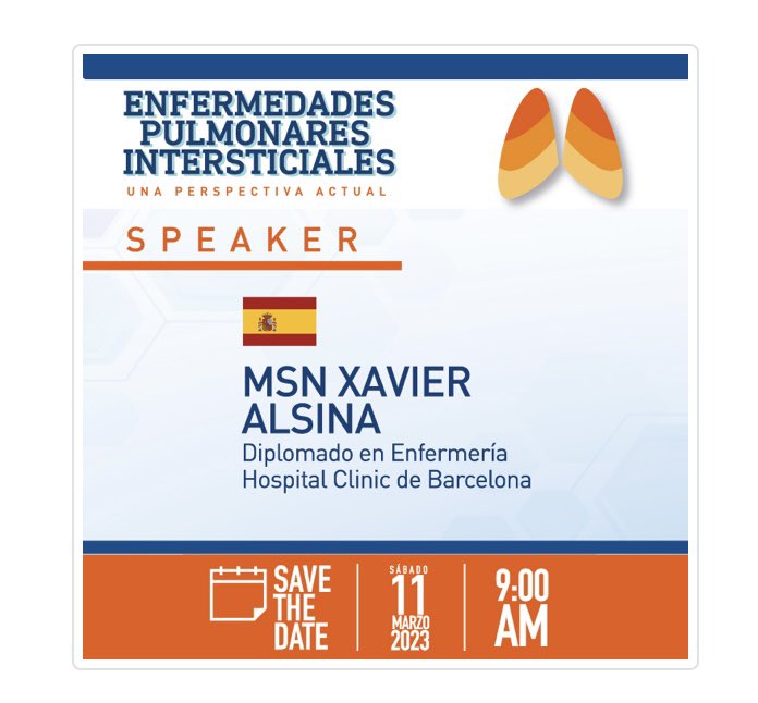 Este sábado 11 de Marzo compartiremos 1 hora entre amigos. @alsinarestoy 👩‍⚕️👨🏻‍⚕️👨‍⚕️
Conversaremos de un tema que nos apasiona 
#enfermedadesintersticiales una perspectiva actual.
Donde: epidacademy-ecuador.com
Inscríbete online ⬆️
Hora: 09:00 am 🇪🇨15:00 🇪🇸