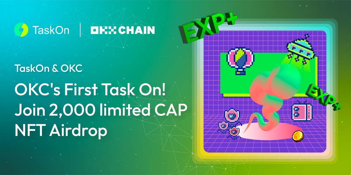 taskonxyz's tweet photo. 🚀For celebrating the collaboration, #TaskOn × @OKCNetwork First #Giveaway is coming!

🎁 #CAPs #Whitelist for first 2,000 participants + #EXPs
⏰ Mar 9th, 9:00 - Mar 19th, 9:00 (UTC) 

Don't miss this campaign 👇
https://t.co/33bKPJsTpX

#FCFS #airdrop #CEX #NFT https://t.co/ZZQnW1pAqr