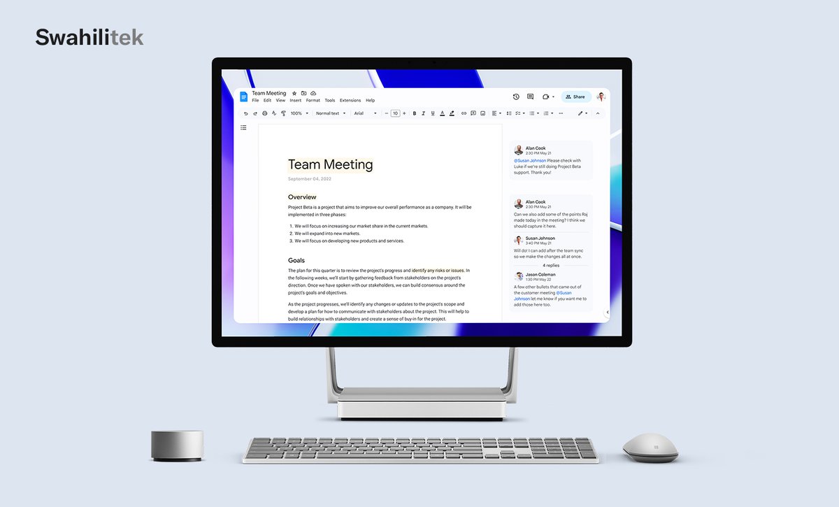 Google imeweka mwonekano mpya katika Google Docs na Drive

Cc <a href="/briian365/">brian</a> 

swahilitek.com/google-docs-na…