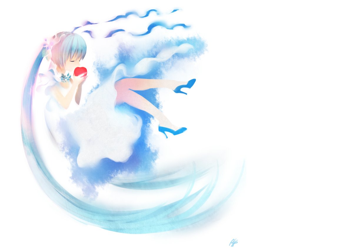 初音ミク 「ミクさんの絵見てたら昔のほうがかわいいの描いとるやんけ!ってなりました 」|けぴのイラスト