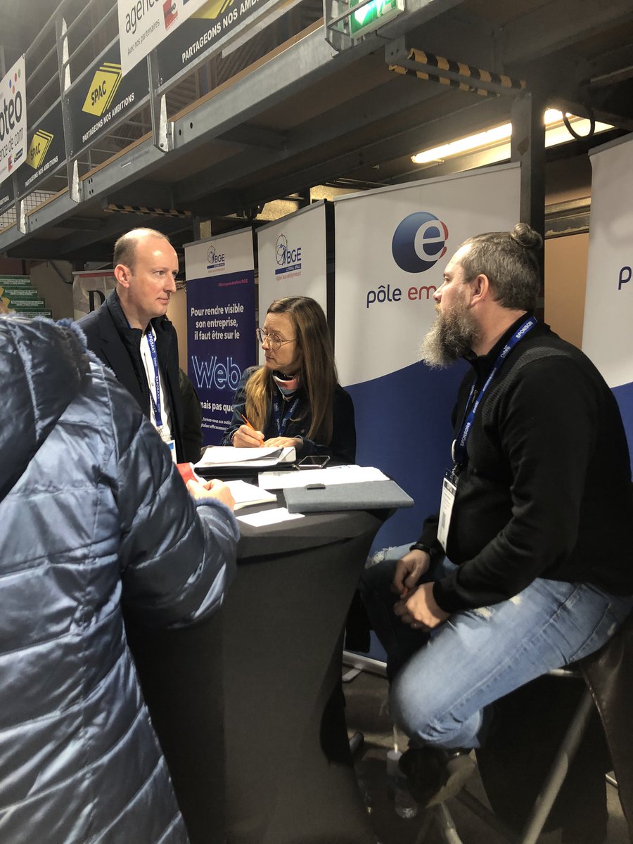 📣En direct du salon COTEO , Pôle Emploi à la rencontre des entreprises du bassin boulonnais!De belles opportunités de recrutement à venir!#recrutement #christellelemery #dominiqueghys