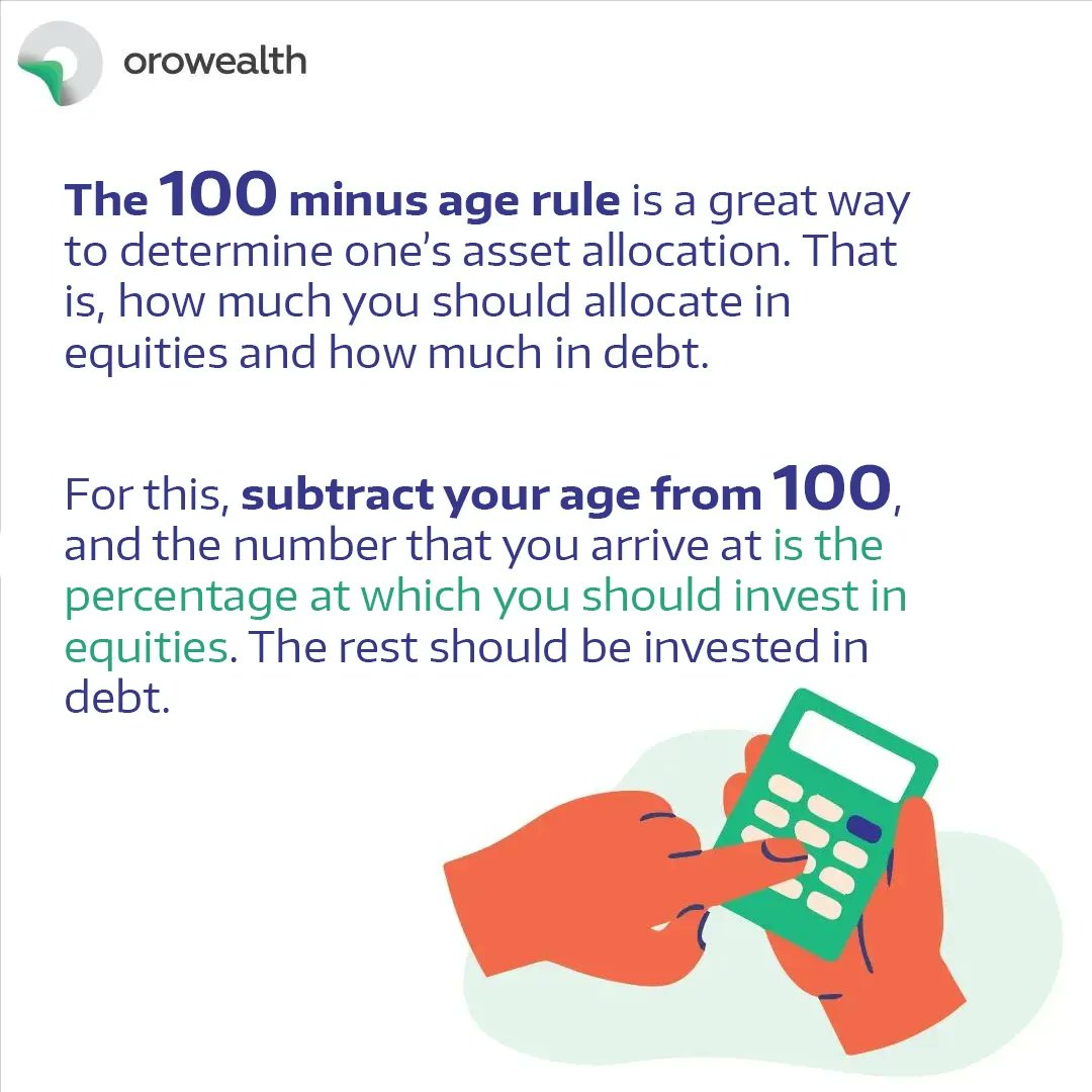 orowealth's tweet image. Age is just a number, but when it comes to asset allocation, it&apos;s the magic number!

#orowealth #altwithoro #balancedportfolio #alternateasset #financialhealth #financetips #finance #wealthbuilding #wealthcreation #portfolio #returns #fixedreturns