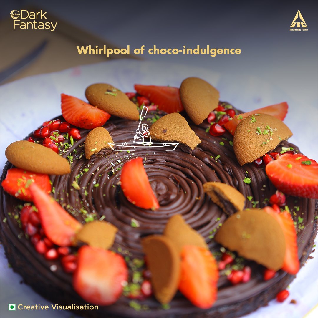 SDarkFantasy's tweet photo. The only dessert that floats our boat is the Dark Fantasy Truffle Cake tbh 🚣 Who else wants to take a dive?
#LivingInAFantasy
#DarkFantasy #DarkFantasyChocoFills #SunfeastDarkFantasy #DarkFantasyCreations #DarkFantasyDesserts #SweetTooth #SweetCravings #MoltenChoco https://t.co/FrWlI6sWN3