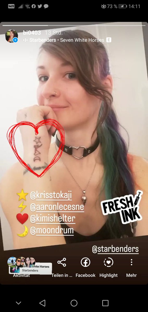 absolutely in love with my new tattoo. ⭐⚡❤️🌙
thank you <a href="/STARBENDERS/">STARBENDERS</a> for drawing it. 🥰❤️🤘
🦐