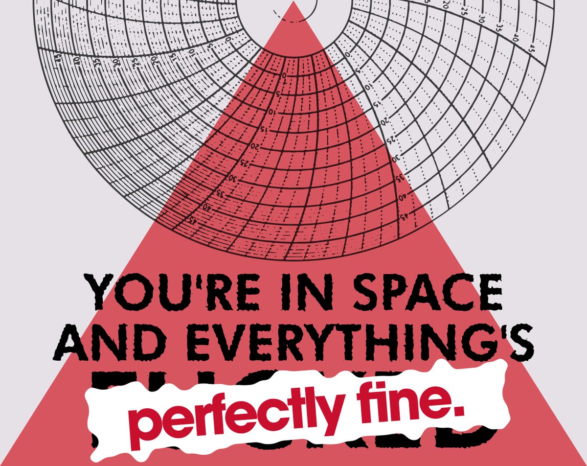 Our first published adventure, You're In Space And Everything's Perfectly Fine, is now available for download on Itch!

Link, and more details, below