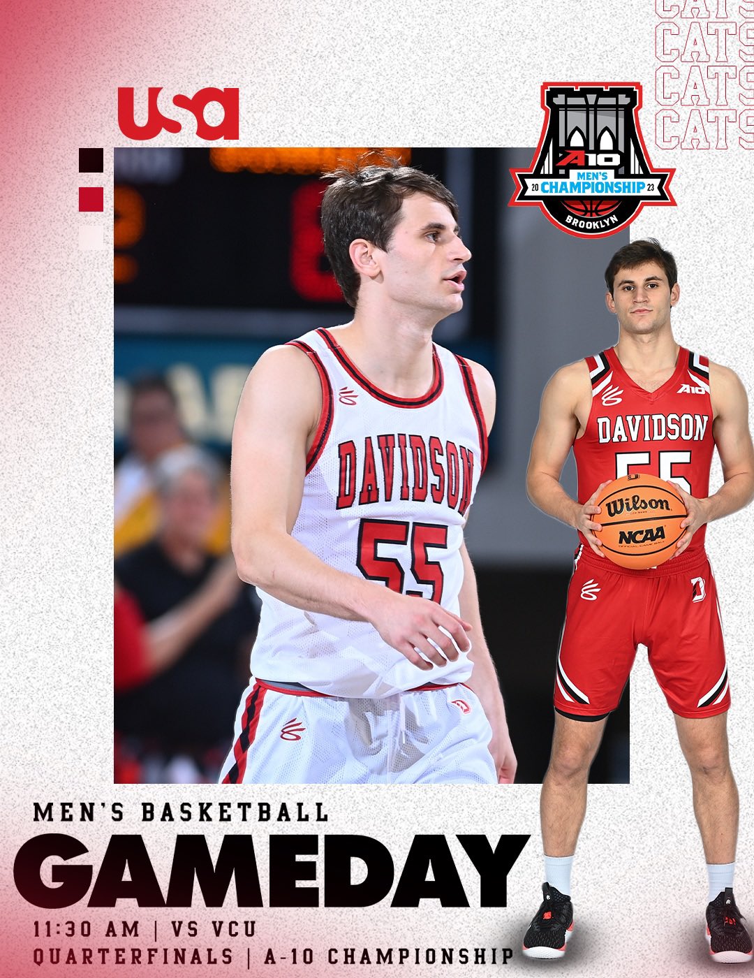 Davidson Basketball on X: Marching on. 📺  📻   📶  Tournament Central ➡️   A-10 Championship Page ➡️   #TCC, #CatsAreWild