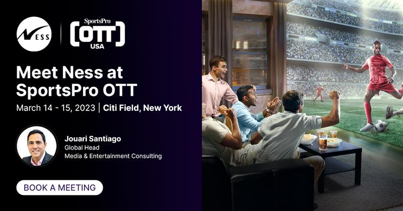 ⚽ Meet Us at #SportsProOTT USA on March 14 -15, 2023, New York. We help accelerate your global expansion and automate multi-market service deployment

☁️ Cloud Optimization 
💱 Multi-currency configuration 
🌎 Market customization

Book a meeting here: bit.ly/3YyPXDp