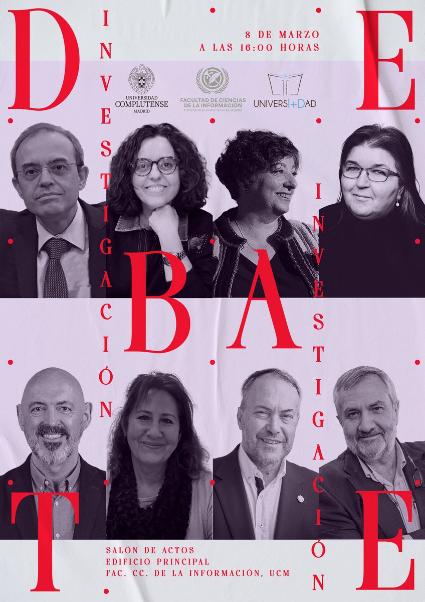 José Antonio Jiménez (@orionfelson) on Twitter photo Gracias a todas/ os las/ os candidatas/ os al Rectorado <a href="/unicomplutense/">Complutense</a> por su asistencia y participación en el debate sobre investigación promovido por la <a href="/PlatInvestUCM/">Plataforma InvestUCM</a> en la <a href="/UCMccinf/">Facultad Ciencias Información</a>. Muchas gracias a los asistentes, tanto presencialmente, como on line
youtube.com/live/rA3NNUij3… Gracias a todas/ os las/ os candidatas/ os al Rectorado <a href="/unicomplutense/">Complutense</a> por su asistencia y participación en el debate sobre investigación promovido por la <a href="/PlatInvestUCM/">Plataforma InvestUCM</a> en la <a href="/UCMccinf/">Facultad Ciencias Información</a>. Muchas gracias a los asistentes, tanto presencialmente, como on line
youtube.com/live/rA3NNUij3…