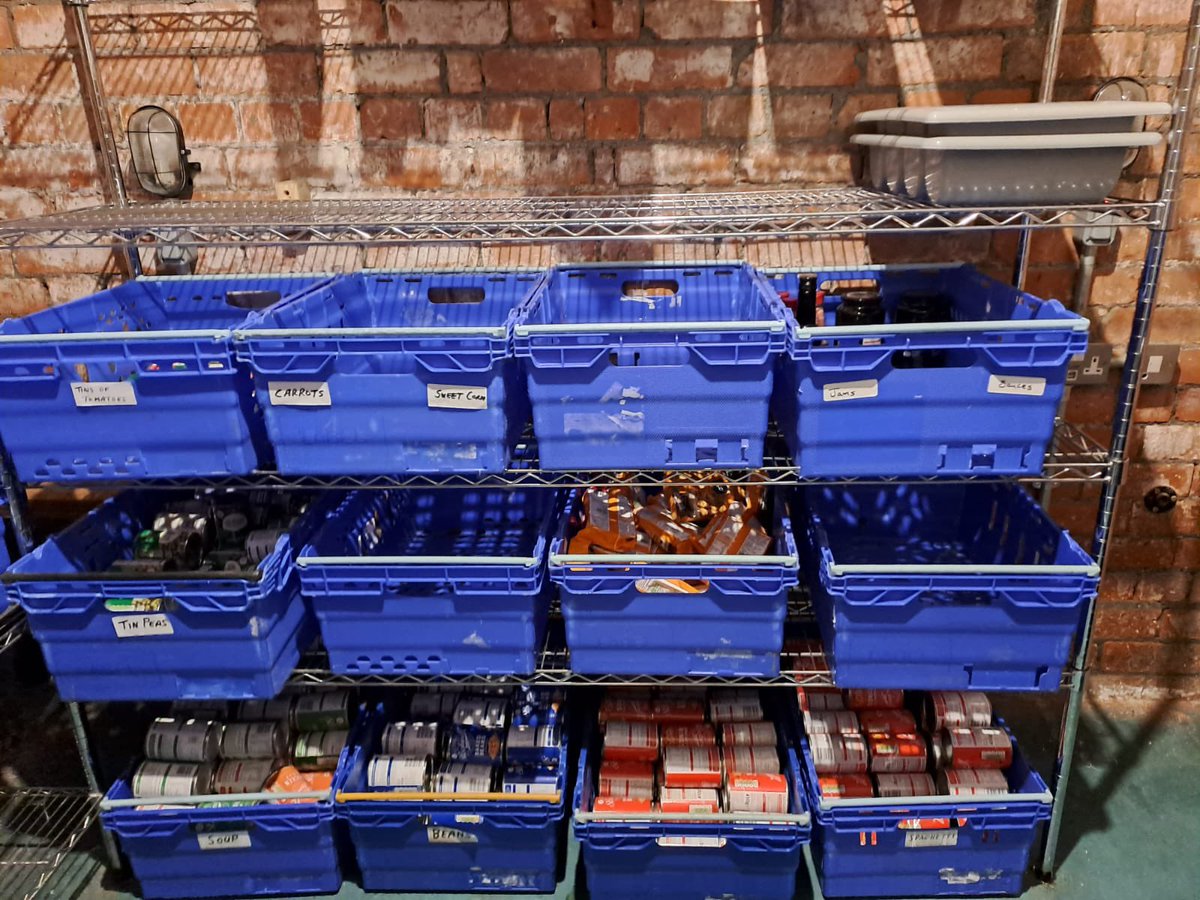 Our food bank is under extreme demand and we are struggling to keep up with requests.  Thanks to all those who have provided support and the team are working hard to support as many of those who need our service.