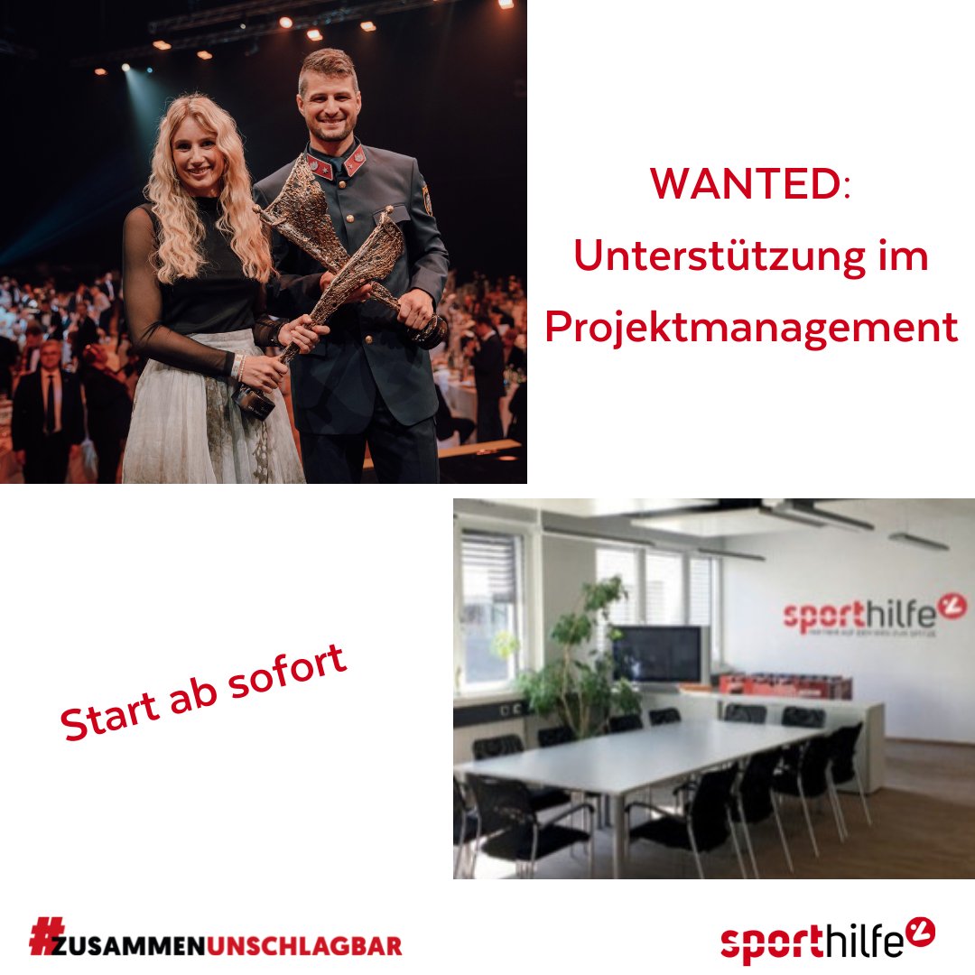 WANTED: Die Österreichische Sporthilfe sucht Unterstützung im Projektmanagement: sporthilfe.at/lp/volontariat