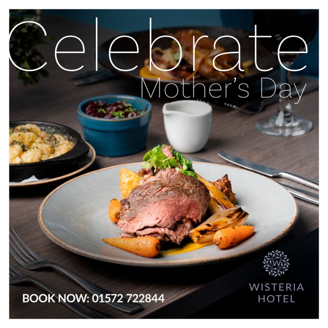 Celebrate Mother's Day with us at Wisteria Hotel ✨ 

Give only the best for Mum. Book now! 

Enquiries ⤵️
01572 722844
enquiries@wisteriahotel.co.uk