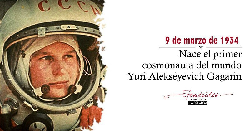 Un día como hoy nace el primer cosmonauta del mundo.
#LatirAvileño 
#Cuba