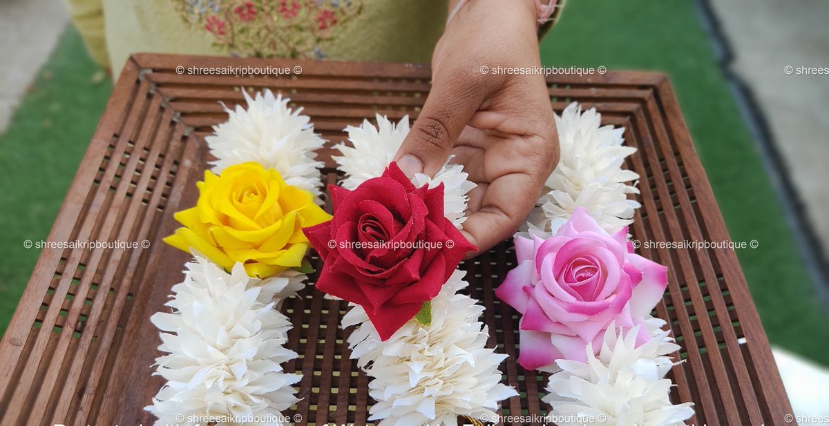 #etsy shop: Wedding Gajra, Scrunchie Bracelet, Hand Gajra, Indian Wedding Floral Jewelry, Hair Gajra, Hair Accesories, Mogra Gajra, Elastic Gajra etsy.me/41WDfRR #wedding #christmas #classic #gajraforhands #gajraandrose #gajrabracelet #gajrajewellery #handgajra