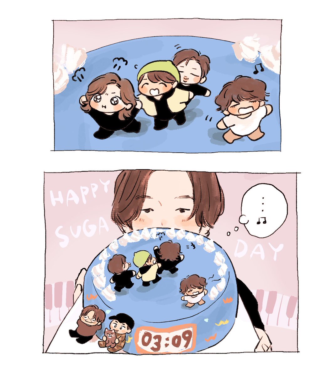 🐰🐿🐥🐻♫
#HAPPYSUGADAY 