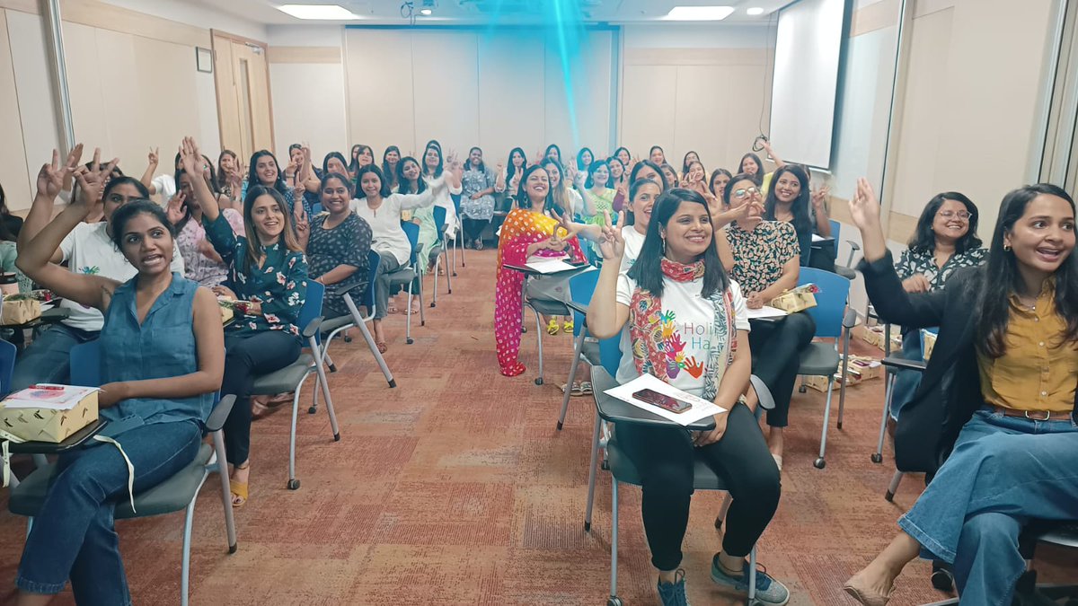 ucareIndia's tweet photo. Energy after the workshop organised for our client to celebrate women's day. #WomenPower #WomenEmployees https://t.co/6FmbOwRXse