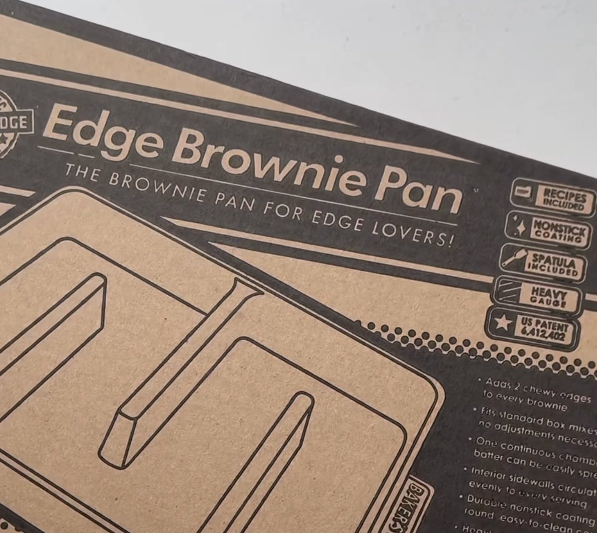 Baker's Edge Brownie Pan - All Edges!