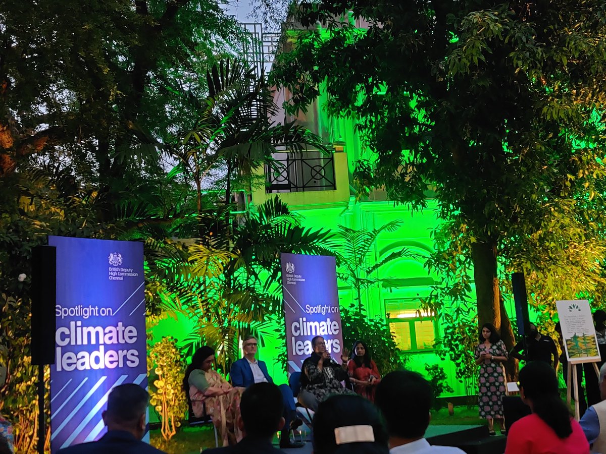 Spotlight on #climateLeaders at BDHC @ukinchennai @BbgSouth @UKinIndia