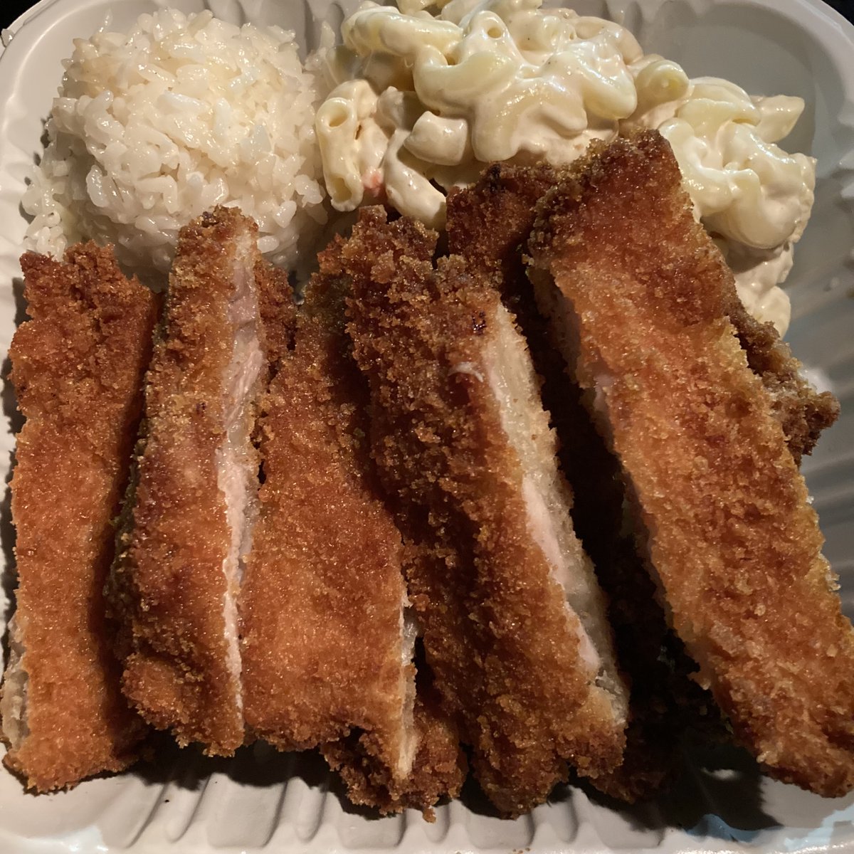 RaulerFood's tweet photo. Chicken Katsu | Hawaiian Food

#ChickenDinner #MacSalad https://t.co/NmD6N5VkJu